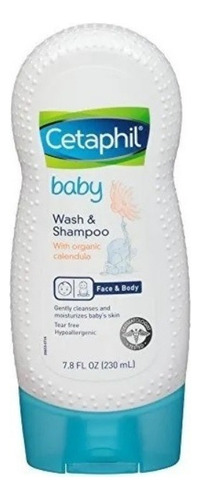 Cetaphil Baby Shampoo Y  Jabon Cuerpo Bebes 7.8oz Calendula