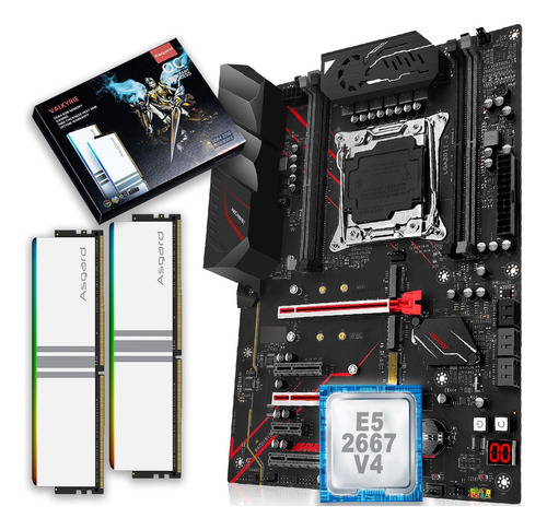 Kit Placa Mãe + Xeon E5-2667 V4 + Placa X99 + 16gb Ddr4