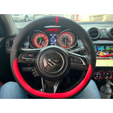 Funda Cubre Volante, Forma D 38cm Suzuki Swift Sport Rojo