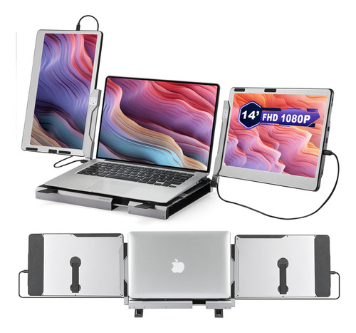 Joyreal Monitor Triple Para Laptop, Extensor De Pantalla Por