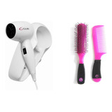 Combo Secador De Cabello Pared Gama Diffusion + Kit Peines