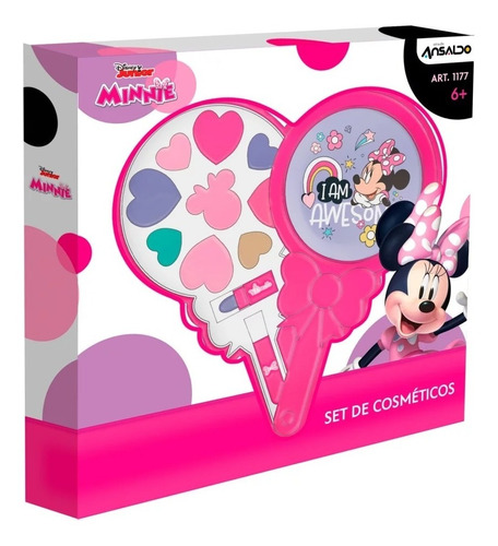 Minnie Set De Cosméticos En Paleta Disney Junior