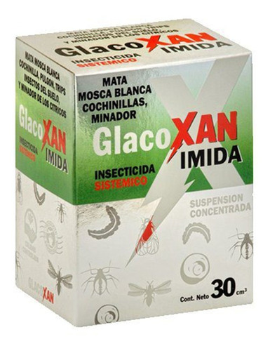 Insecticida Glacoxan® Imida 30 Cc Mosca Blanca Cochinillas 