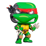 Figura De Acción Tortugas Ninjas Mutantes Adolescentes: Raphael Con Su Arma Sais Edicion Especial Version Comics Del Fabricante Funko Pop 60649 Coleccion Nickelodeon