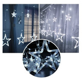 Luz Extensión Luces Led Estrella X3m  Navidad Blanco