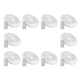 10 Pack Foco Led 30w Ventilador Control Remoto Luz Blanca 