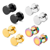 Aros Hombre - Aros Falsos Expansores - Aros Colgante Piercing - Aros Acero Quirúrgico Hombre