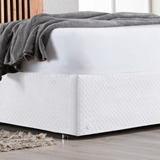 Saia Box Casal Padrão 40cm Matelada Cama Baú