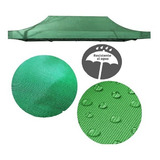 Lona Carpa Repuesto De Toldo 3x6 Impermeable Engomada Verde