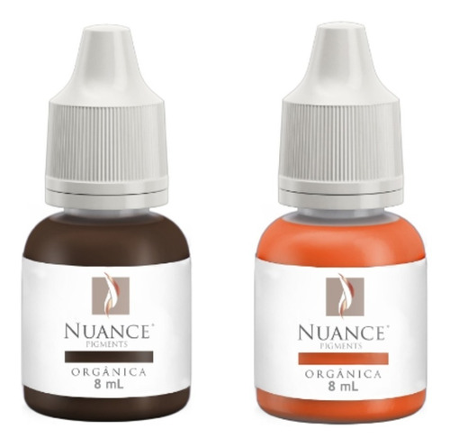 Kit 2 Pigmentos Nuance Orgânico Cor Shasta E Orange Mod 08ml