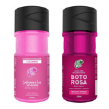  Kit Salamandra Mexicana E Boto Rosa 150ml Kamaleão Color Tom Rosa Gold + Rosa Neon