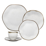 Aparelho De Jantar 40 Peças Oxford - Maresia - Porcelana