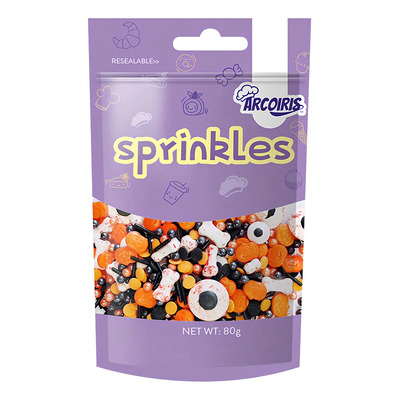 Sprinkles Ojos Sangrientos, Calabazas Y Huesos 80g Halloween