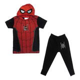 Pijama Para Niño 2 Pzs Marvel Spiderman Playera Y Pantalón