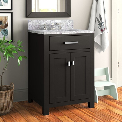 Mueble Para Baño, Gabinete Vanity Con Espejo 24 , Espreso