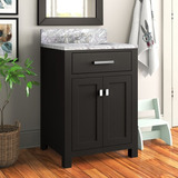 Mueble Para Baño, Gabinete Vanity Con Espejo 24 , Espreso