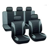 Forros De Asiento De Tela Gris/negro Kia Soluto