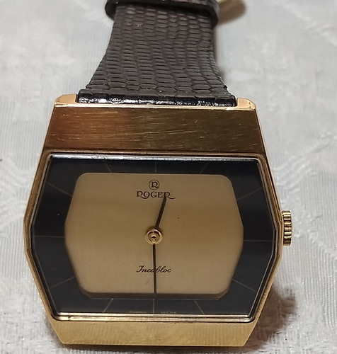 Reloj Pulcera Hombre Marca Roger Swiss Made 