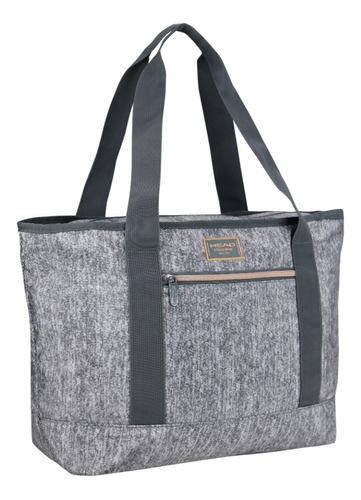 Bolso Cartera Star Melange Gris Claro Head