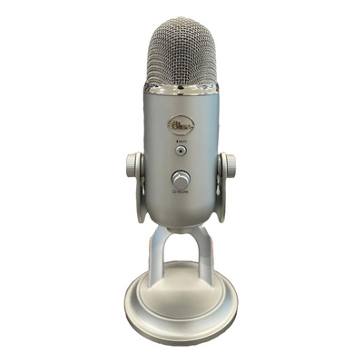 Micrófono Blue Yeti Condensador Omnidireccional Color Silver (Reacondicionado) | Meses sin interés