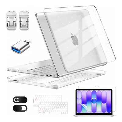 Funda Protectora 7 En 1 Para Macbook Neo 13 A3404 Glitter