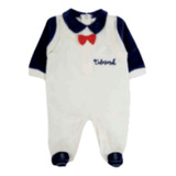 Enterito Bebe Niño Pijama Tedmimak Plush Blanco