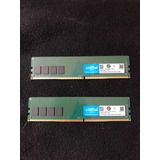 2 Memoria Ram Basics Color Verde 8gb 2 Crucial Cb8gu2666