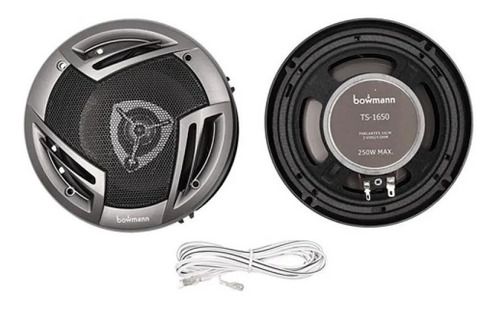 X2 Parlantes Bowmann 16cm 3vías 250watts Ts-1650 Auto Tuning