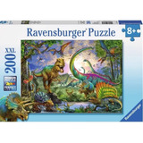 Rompecabezas Ravensburger Reino De Dinosaurios 200 Piezas 8+