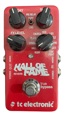 Pedal De Reverb Tc Eletronic Hall Of Fame