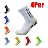 Calcetines Deportivos Antideslizantes Para Fútbol, 4 Pares