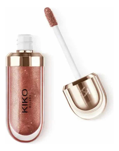 Lip Gloss Hydra 3d Kiko Milano Cor 45 Enchanting Rosewood Acabamento Brilhante Cor Marrom