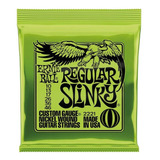 Encordoamento Guitarra 010 Ernie Ball Regular Slinky Níquel