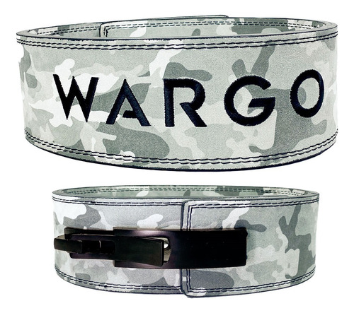 Cinturón Wargo Militar Cuero 10 Mm Powerlifting Gym