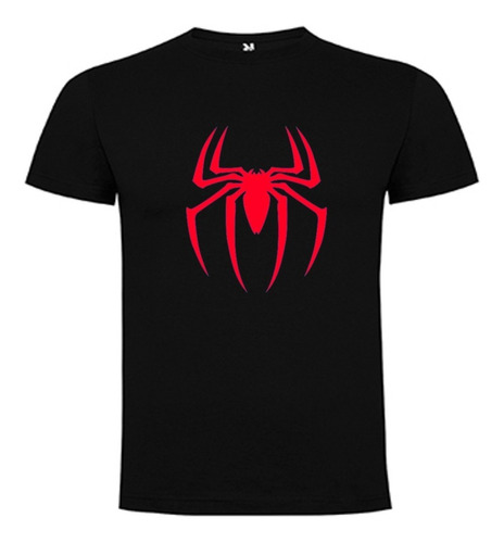 Polera Spiderman Hombre Araña Algodon Pow Club