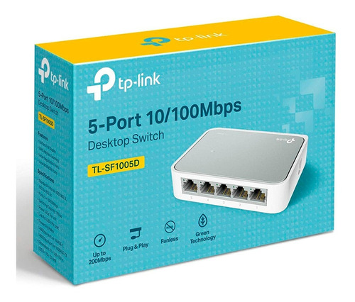 Switch 5 Bocas Alta Velocidad 100 Mbps Tp-link Tl-sf1005d