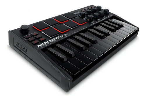 Controlador Midi Akai Mpk3 Mini Gen 3 Mk3 Black 25 Teclas