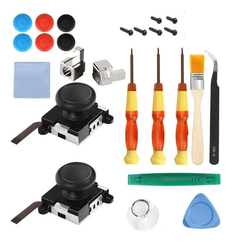 Kit De Reparación Palanca Joystick Repuesto Joycon 25 Piezas