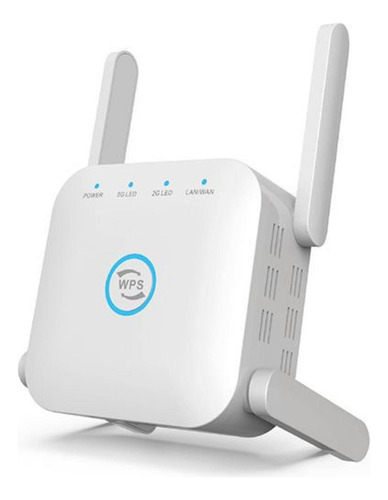 Repetidor Wifi Señal 2.4 Y 5g 1200 Mbps Internet 4 Antena
