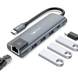 Vemont Hub Usb C, Concentrador Usb-c 5 En 1, Adaptador Multi