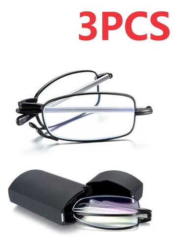 3 Gafas De Computadora, Gafas De Lectura Plegables Con Luz A