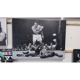 Vinilo Decorativo 50x75cm Muhammad Ali Mohamed Boxeo Clasic