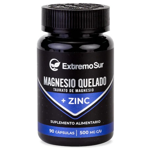Extremo Sur - Magnesio Quelado + Zinc 500mg 90caps