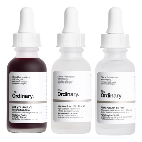 Peeling Solution, Niacinamide, Alpha Arbutin- The Ordinary 