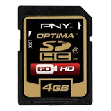 Cartao De Memoria Sd Hc 4gb Pny P-sdhc4g4-fs