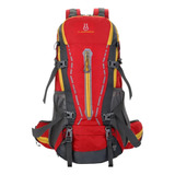 Mochila De Senderismo, Campin Caza Viaje Impermeable De 60l