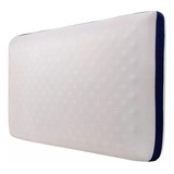 Almohada Neo Relax Dual Curve Viscoelástica 70x40 Con Funda Color Blanco