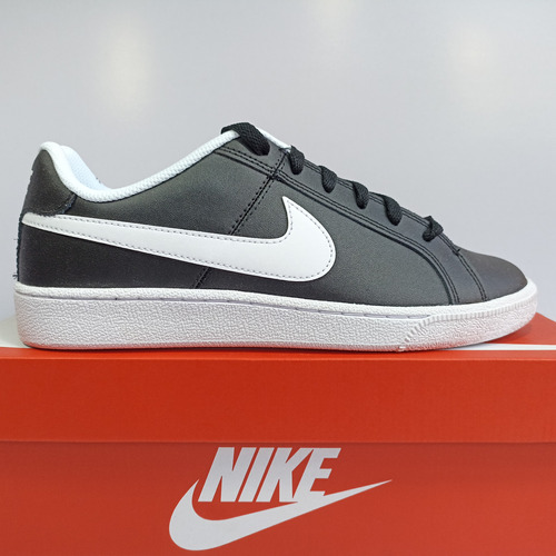 Tenis Nike Hombre Court Royale Negros De Piel Originales 7mx