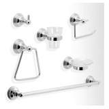 Set Accesorios Baño 6 Pzs. Cromo