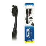 Oral-b Charcoal Whitening Therapy Toothbrush, Soft, 2 Count
